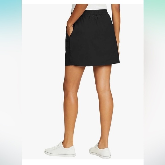 NEW Eddie Bauer Ladies' Tulip Hem Skort Black - Size L - Picture 3 of 12